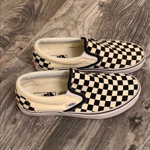Checkered Vans Men’s Sz 8 women’s 8.5